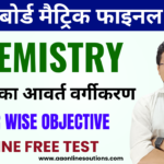 Bihar Board Class 10th Chemistry Ch - 5 तत्वों का आवर्त वर्गीकरण Objective Test