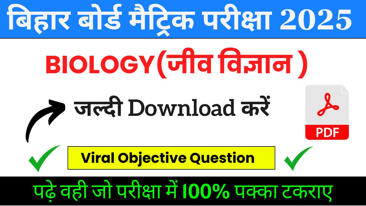 class 10th biology viral objective question 2025